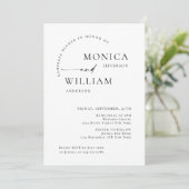 ミニマエレガントリスト書道リハーサルディナー 招待状 (スタンド正面)