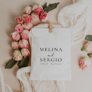 ミニマエレガントリスト書道結婚式の引き出物バッグ フェイバーバッグ