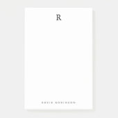 ミニマエレガントリスト洗練されたクラシックモノグラム ポストイット (正面)