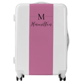 ミニマエレガントリスト深いピンクモノグラム名