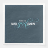 ミニマエレガントリスト漬けブルーウ結婚ッド (正面)