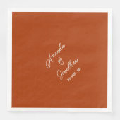 ミニマエレガントリスト燃えたオレンジと白結婚の (正面)