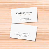 ミニマエレガントリスト白フェイク金ゴールド 名刺