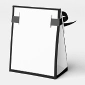 ミニマエレガントリスト白黒モノグ結婚ラム フェイバーボックス (裏面サイド)