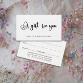 ミニマエレガントリスト白黒美しいサロン