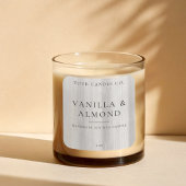 ミニマエレガントリスト素朴ウッドキャンドルラベル スクエアシール