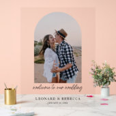 ミニマエレガントリスト結婚の写真アクリル記号 アクリルサイン (ウェディング)