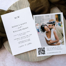 ミニマエレガントリスト結婚の写真QRコード