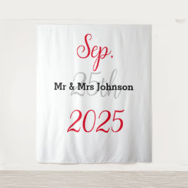 ミニマエレガントリスト結婚の背景 タペストリー