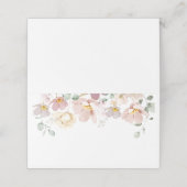 ミニマエレガントリスト結婚ワイルドフラワー プレイスカード (外部開封)