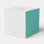 ミニマエレガントリスト結婚式の引き出物ボックス フェイバーボックス (裏面サイド)