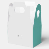 ミニマエレガントリスト結婚式の引き出物ボックス フェイバーボックス (オープン)