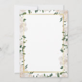 ミニマエレガントリスト結婚式招待状カード 招待状 (裏面)