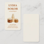 ミニマエレガントリスト美容師名刺 名刺 (正面/裏面)