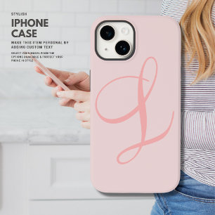 ミニマエレガントリスト赤面ビッグ書道イニシャル Case-Mate iPhone 14ケース