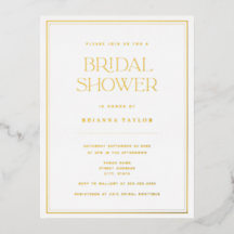 ミニマエレガントリスト金ゴールドブライダルシャワー