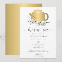 ミニマエレガントリスト金ゴールドポットオーキッドティーブライダルティー