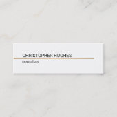 ミニマエレガントリスト銅線弁護士 スキニー名刺 (正面)