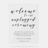 ミニマエレガントリスト非詰め式アクリル記号 アクリルサイン (正面)