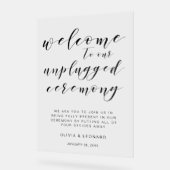 ミニマエレガントリスト非詰め式アクリル記号 アクリルサイン (傾斜)