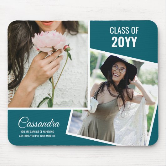 ミニマエレガントリスト2写真卒業 マウスパッド (正面)