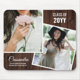 ミニマエレガントリスト2写真卒業 マウスパッド
