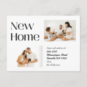 ミニマエレガントリスト2枚フォトニューホームムービング 案内ポストカード (正面)