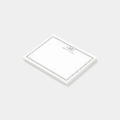 ミニマエレガントリスト3文字モノグラム ポストイット (アングル)