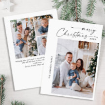 ミニマエレガントリスト4 PHOTOクリスマスグリーティング