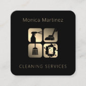 ミニマエレガントリスト スクエア名刺 (正面)