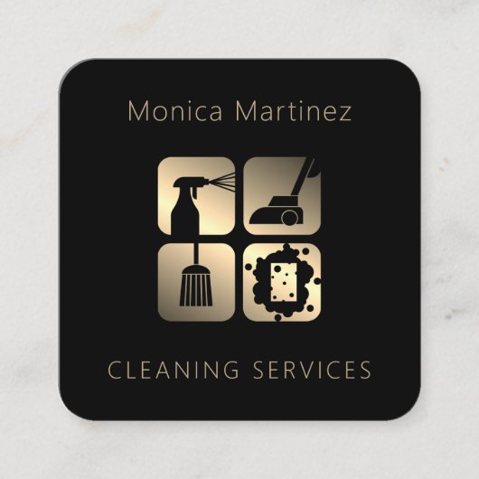 ミニマエレガントリスト スクエア名刺 (正面)