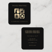 ミニマエレガントリスト スクエア名刺 (正面/裏面)