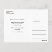 ミニマエレガントリスト ポストカード (裏面)