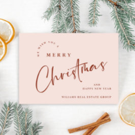 ミニマエレガントリスト・メリー・クリスマ企業のス シーズンカード