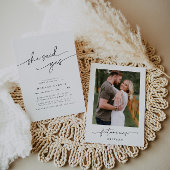 ミニマエレガントリスト「彼女が言ったYes」ブライダルシャワー 招待状