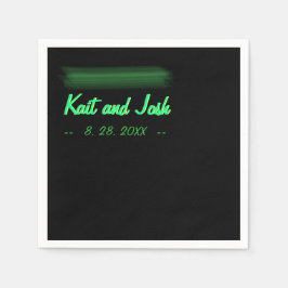 ミニマエレガントリストFabスタイル結婚ズ スタンダードカクテルナプキン