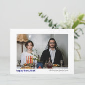 ミニマエレガントリストHappy Hanukkahファミリー1写真 シーズンカード (スタンド正面)
