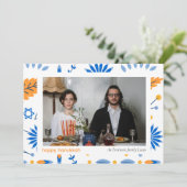 ミニマエレガントリストHappy Hanukkahファミリー1写真 シーズンカード (スタンド正面)