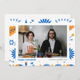ミニマエレガントリストHappy Hanukkahファミリー1写真 シーズンカード