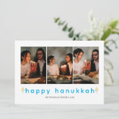 ミニマエレガントリストHappy Hanukkahファミリー3写真 シーズンカード (スタンド正面)