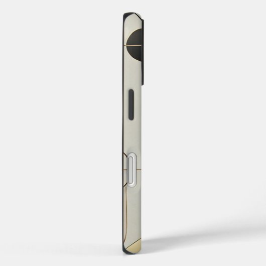 ミニマエレガントリストiPhoneケース – ラグジュアリー幾何学模様 Case-Mate iPhoneケース (裏面 / 右)