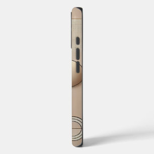 ミニマエレガントリストiPhoneケース – ラグジュアリー幾何学模様 iPhone 16ケース