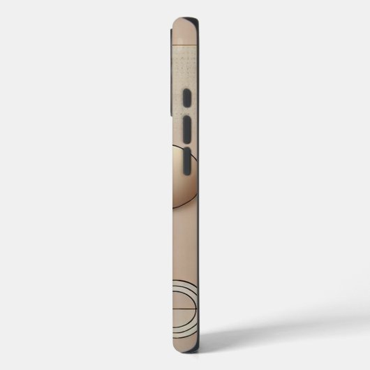 ミニマエレガントリストiPhoneケース – ラグジュアリー幾何学模様 Case-Mate iPhoneケース (裏面 / 左)