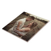 ミニマエレガントリストmr&mrsアニバーサリーフォト タイル (側面)