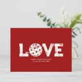 ミニマエレガントリストPickleballバレンタインデーのカード シーズンカード (スタンド正面)