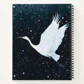 ミニマエレガントリストzenクレーン飛行 ノートブック (裏面)