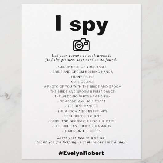 ミニマエレガントリスフォーマルトIスパイ結婚のゲーム (正面)