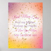 ミニマエレガントリスモダントマザーズの日 ポスター (正面)