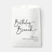 ミニマエレガントリモダンアル誕生日ブランチパーティー フェイバーバッグ (正面)