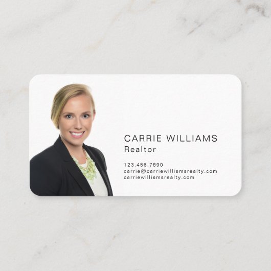 ミニマエレガントリ実在不動産不動産仲介業者シンプル 名刺 (裏面)